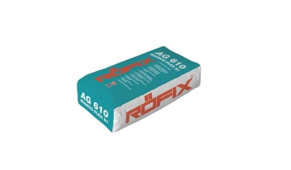 RÖFIX AG 610 BIANCO FLEX S1 – Fleksibilno bijelo ljepilo za keramiku C2 TE S1 25 kg