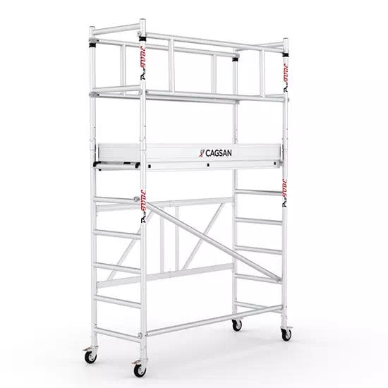 ALUMINIJSKA POKRETNA SKELA PRO TUBE F