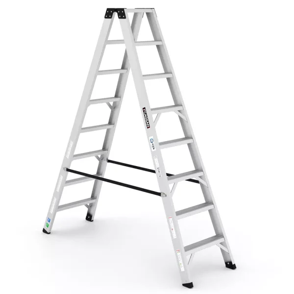 ALUMINIJSKE LJESTVE DVOSTRANE-CAGSAN ,2-10 GAZIŠTA