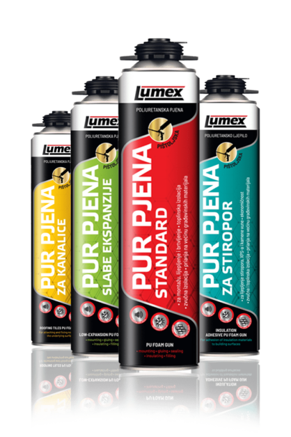 PUR PIJENA LUMEX SLABE EKSPANZIJE PIŠTOLJSKA 750ML